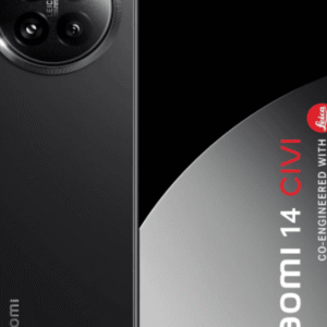 Xiaomi 14 CIVI (Shadow Black, 8GB RAM, 256GB Storage)